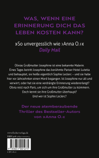Zusatzmaterial 9783651001275 U4 von Sophie L.: Thriller von Matthew Blake