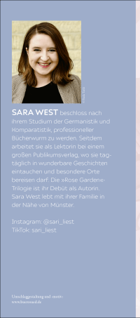 Zusatzmaterial KL 978 3 596 71100 0 hinten von Blooming Trust: Roman von Sara West