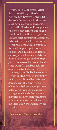 Zusatzmaterial KL 978 3 596 70971 7 vorne von Die Frauen von Oxford: Roman von Joanna Miller