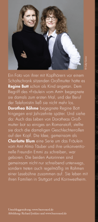 Zusatzmaterial KL 978 3 651 00111 4 hinten von Fräulein vom Amt – Die Nachricht des Mörders: Roman von Charlotte Blum