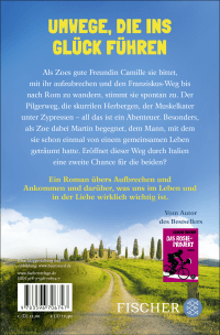 Zusatzmaterial 9783596706747 U4 von Schritt für Schritt zum Glück: Ein Pilger-Roman von Graeme Simsion, Anne Buist