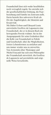 Zusatzmaterial KL 978 3 10 397575 8 vorne von 3 – Ein Leben außerhalb von Geoffroy de Lagasnerie