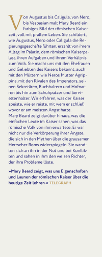 Zusatzmaterial KL 978 3 10 397546 8 vorne von Die Kaiser von Rom: Herrscher über Volk und Reich von Mary Beard