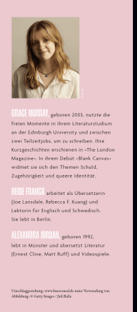 Zusatzmaterial KL 978 3 7587 0074 3 hinten von Blank Canvas von Grace Murray