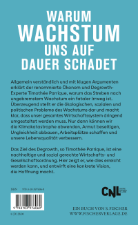 Zusatzmaterial 9783103976069 U4 von Wachstum bremsen oder untergehen: Wie wir mit Degrowth die Welt retten von Timothée Parrique