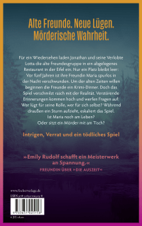 Zusatzmaterial 9783651025158 U4 von Das Dinner – Alle am Tisch sind gute Freunde. Oder?: Thriller von Emily Rudolf