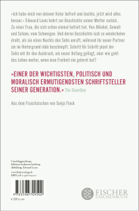 Zusatzmaterial 9783596709502 U4 von Monique bricht aus von Édouard Louis