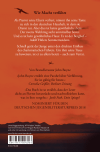 Zusatzmaterial 9783733502706 U4 von Der Junge auf dem Berg von John Boyne
