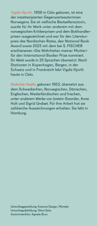 Zusatzmaterial KL 978 3 10 397513 0 hinten von Ein falsches Wort: Roman von Vigdis Hjorth