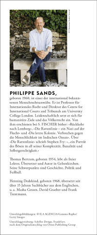 Zusatzmaterial KL 978 3 10 397125 5 hinten von Die Verschwundenen von Londres 38: Über Pinochet in England und einen Nazi in Patagonien von Philippe Sands