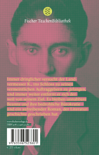 Zusatzmaterial 9783596523801 U4 von Das Schloss: Roman von Franz Kafka