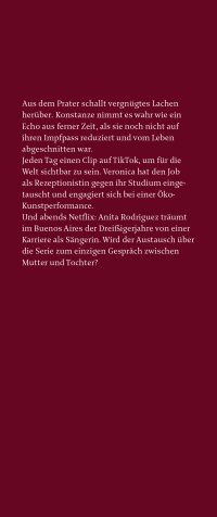 Zusatzmaterial KL 978 3 10 397350 1 vorne von Tage im Mai.: Roman dialogué. von Marlene Streeruwitz