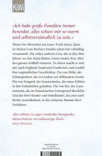 Zusatzmaterial 9783462000405 U4 von Wo wir zu Hause sind: Die Geschichte meiner verschwundenen Familie von Maxim Leo