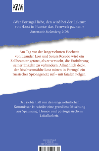 Zusatzmaterial 9783462011630 U4 von Silent Enemies (The Seventh Case for Leander Lost): Lost in Fuseta. Ein Portugal-Krimi von Gil Ribeiro
