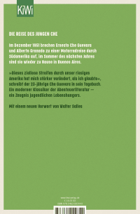 Zusatzmaterial 9783462000740 U4 von The Motorcycle Diaries: Das Tagebuch der Lateinamerika-Reise 1951-52 von Ernesto Che Guevara