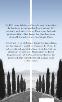 Zusatzmaterial 9783462001303 U4 von Fahrtwind: Roman von Klaus Modick