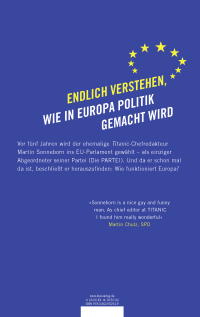 Zusatzmaterial 9783462052619 U4 von Mr. Sonneborn Goes to Brussels – Adventures in the European Parliament: Abenteuer im Europaparlament von Martin Sonneborn