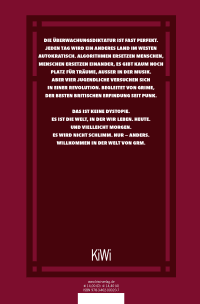 Zusatzmaterial 9783462000207 U4 von GRM: Brainfuck. Roman von Sibylle Berg