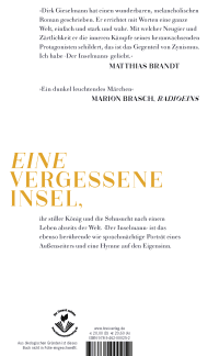 Zusatzmaterial 9783462000252 U4 von Der Inselmann: Roman von Dirk Gieselmann