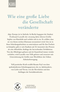 Zusatzmaterial 9783462001440 U4 von Die unerlässliche Bedingung des Glücks: Roman von Renate Feyl