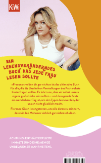 Zusatzmaterial 9783462001679 U4 von Frauen schulden dir gar nichts: Der Sunday Times Bestseller von Florence Given