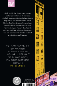 Zusatzmaterial 9783462004441 U4 von Hell strahlt die Dunkelheit: Roman von Ethan Hawke