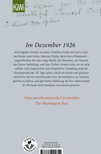 Zusatzmaterial 9783462004854 U4 von Mrs Agatha Christie: Roman von Marie Benedict