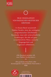 Zusatzmaterial 9783462005172 U4 von Die rote Pyramide: Erzählungen von Vladimir Sorokin