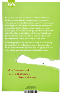 Zusatzmaterial 9783462005745 U4 von Ich könnte hier stundenlang sitzen und auf den Rasen schauen: Lauter Liebeserklärungen an den Fußball von Moritz Rinke