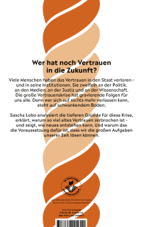 Zusatzmaterial 9783462005820 U4 von Die große Vertrauenskrise: Ein Bewältigungskompass von Sascha Lobo