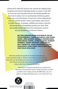 Zusatzmaterial 9783462006063 U4 von »Wir waren hochgemute Nichtskönner«: Die rauschhaften Jahre der Kölner Subkultur 1980–1995 von Gisa Funck, Gregor Schwering