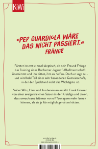 Zusatzmaterial 9783462007213 U4 von Play the Game!: Roman von Frank Goosen