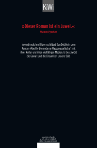 Zusatzmaterial 9783462029000 U4 von Mao II: Roman von Don DeLillo