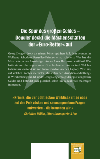Zusatzmaterial 9783462046670 U4 von Der große Plan: Denglers neunter Fall von Wolfgang Schorlau