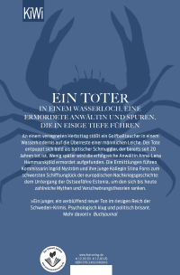Zusatzmaterial 9783462046946 U4 von From the Icy Depths (Nyström-Forss 3): Ein Fall für Ingrid Nyström und Stina Forss von Roman Voosen, Kerstin Signe Danielsson