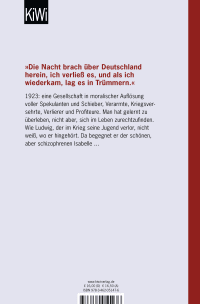 Zusatzmaterial 9783462051476 U4 von Der schwarze Obelisk: Roman von E.M. Remarque