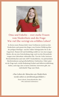 Zusatzmaterial 9783462051506 U4 von Mädelsabend: Roman von Anne Gesthuysen