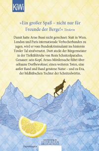 Zusatzmaterial 9783462051513 U4 von Der Tote im Schnitzelparadies: Ein Fall für Arno Bussi von Joe Fischler