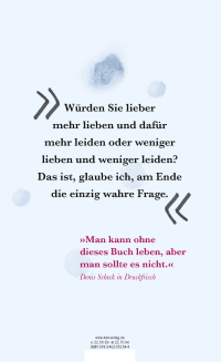 Zusatzmaterial 9783462051544 U4 von Die einzige Geschichte: Roman von Julian Barnes