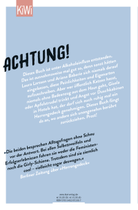 Zusatzmaterial 9783462051667 U4 von Stories That We’d Never Tell While Sober: Geschichten, die wir nüchtern niemals erzählen würden von Ariana Baborie, Laura Larsson