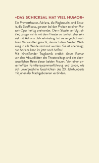 Zusatzmaterial 9783462051995 U4 von The Jewish Prompter: Roman von Adriana Altaras