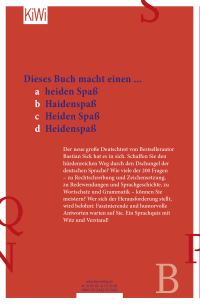 Zusatzmaterial 9783462052046 U4 von Wie gut ist Ihr Deutsch? 2: Der neue große Test von Bastian Sick
