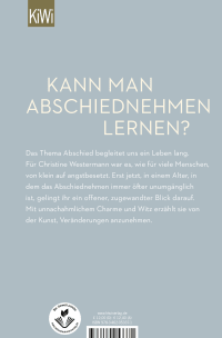 Zusatzmaterial 9783462053371 U4 von Sometimes it’s Light as a Feather. On Small and Big Goodbyes: Von kleinen und großen Abschieden von Christine Westermann