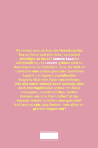 Zusatzmaterial 9783462054392 U4 von Antonia Baum über Eminem von Antonia Baum