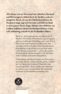 Zusatzmaterial 9783869711935 U4 von Berlin - Anfänge einer Großstadt: Szenen und Reportagen 1904-1908 von Hans Ostwald