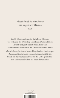 Zusatzmaterial 9783462010909 U4 von Bread of Angels: Die Geschichte meines Lebens von Patti Smith