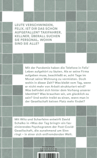 Zusatzmaterial 9783462004083 U4 von Was der Tag bringt: Roman von David Schalko