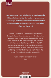 Zusatzmaterial 9783462007756 U4 von The Shadows of Ideas: Roman von Klaus Modick