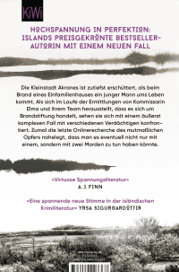 Zusatzmaterial 9783462007367 U4 von Verborgen: Ein Island-Krimi von Eva Björg Ægisdóttir