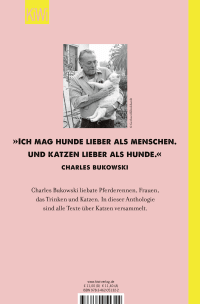 Zusatzmaterial 9783462051322 U4 von Katzen von Charles Bukowski